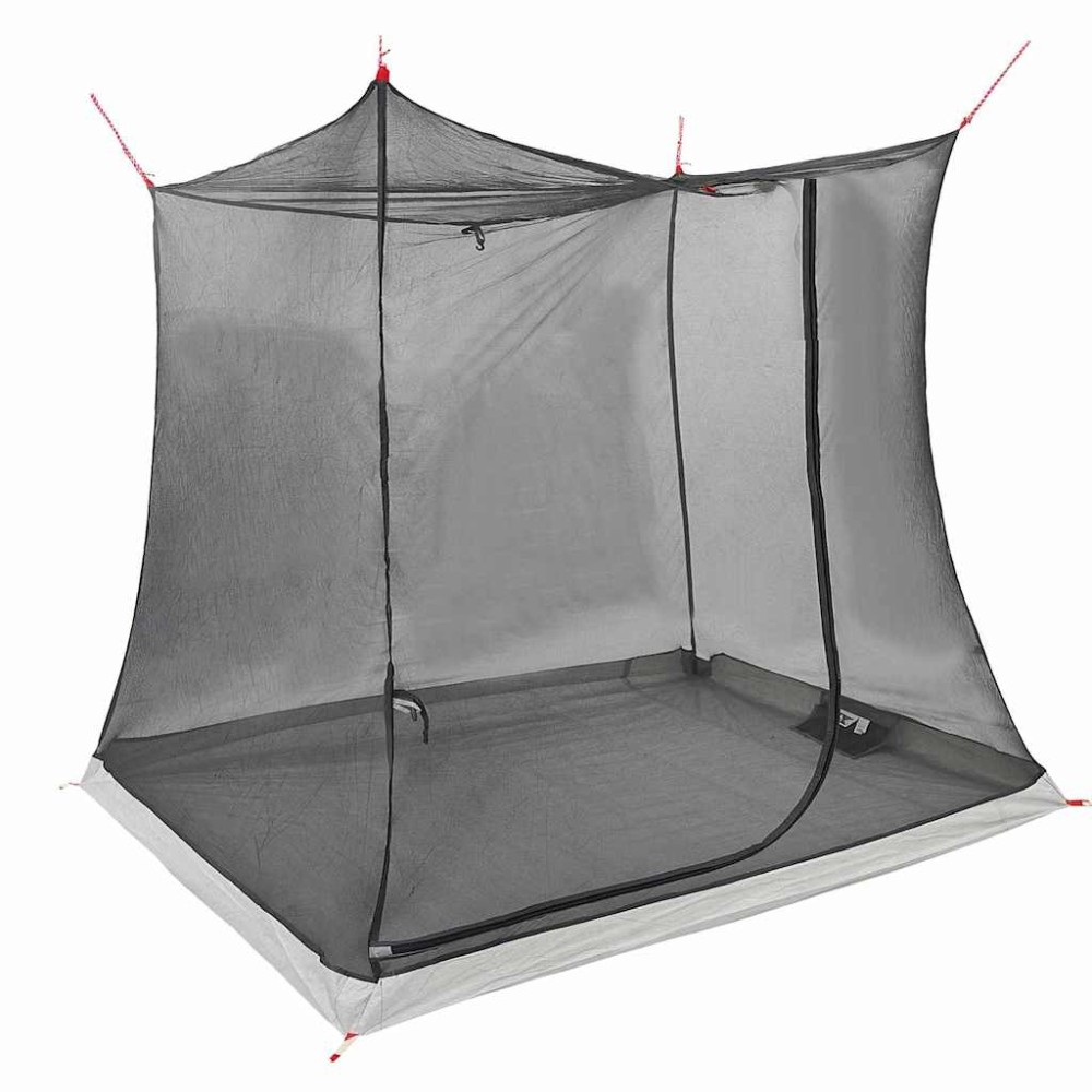 vidaXL Cort interior Negru 208 x 140 x 175 cm Plasă