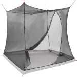 vidaXL Cort interior Negru 208 x 140 x 175 cm Plasă