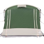 vidaXL Cort cu acoperiș Altele Verde și Negru 285 x 255 x 245 cm Poliester vidaXL Cort cu acoperiș Altele Verde și Negru 285 x 255 x 245 cm Poliester