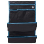 vidaXL Sac de depozitare cu depozitare Gri 66 x 40 cm oxford vidaXL Sac de depozitare cu depozitare Gri 66 x 40 cm oxford