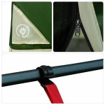 vidaXL Cort cu acoperiș Altele Verde și Negru 280 x 220 x 176 cm vidaXL Cort cu acoperiș Altele Verde și Negru 280 x 220 x 176 cm