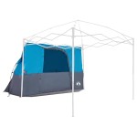 vidaXL Cort cu acoperiș Altele Albastru și Negru 280 x 220 x 176 cm vidaXL Cort cu acoperiș Altele Albastru și Negru 280 x 220 x 176 cm