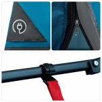 vidaXL Cort cu acoperiș Altele Albastru și Negru 280 x 220 x 176 cm vidaXL Cort cu acoperiș Altele Albastru și Negru 280 x 220 x 176 cm