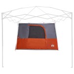 vidaXL Cort cu acoperiș Altele Gri și Portocaliu și Negru 280 x 220 x 176 cm vidaXL Cort cu acoperiș Altele Gri și Portocaliu și Negru 280 x 220 x 176 cm