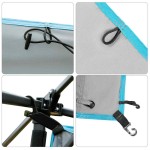 vidaXL Organizator de cort suspendat cu depozitare Gri 320 x 182 cm