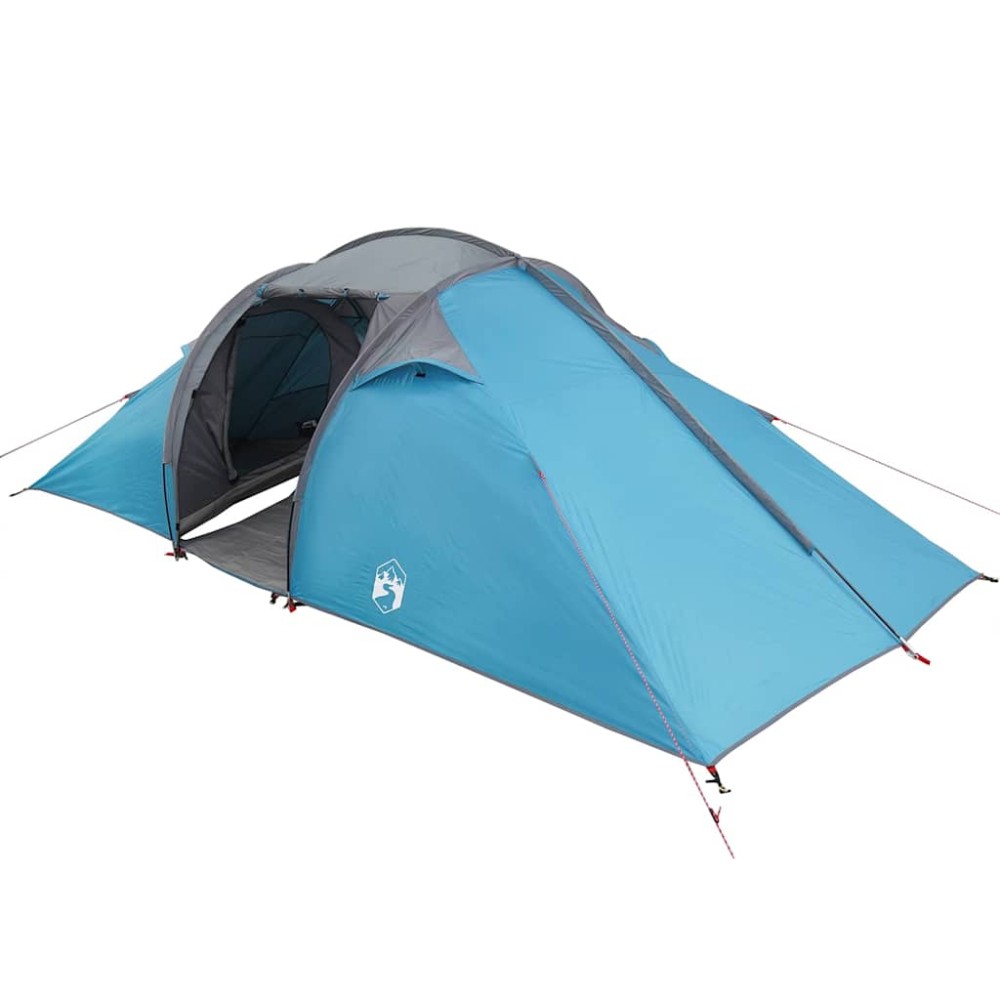 vidaXL Cort cu acoperiș Altele Albastru și Negru 510 x 240 x 156 cm Poliester