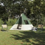 vidaXL Cort cu acoperiș Altele cu aerisire de aer Verde și Negru 383 x 338 x 217 cm vidaXL Cort cu acoperiș Altele cu aerisire de aer Verde și Negru 383 x 338 x 217 cm