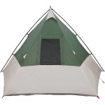 vidaXL Cort cu acoperiș Altele cu aerisire de aer Verde și Negru 383 x 338 x 217 cm vidaXL Cort cu acoperiș Altele cu aerisire de aer Verde și Negru 383 x 338 x 217 cm