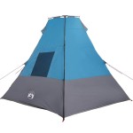 vidaXL Cort cu acoperiș Altele cu aerisire de aer Albastru și Negru 383 x 338 x 217 cm vidaXL Cort cu acoperiș Altele cu aerisire de aer Albastru și Negru 383 x 338 x 217 cm