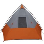 vidaXL Cort cu acoperiș Altele Gri și Portocaliu și Negru 383 x 338 x 217 cm vidaXL Cort cu acoperiș Altele Gri și Portocaliu și Negru 383 x 338 x 217 cm