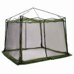 vidaXL Cort interior cu acoperiș Verde 303 x 303 x 196 cm tafta