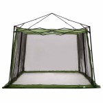 vidaXL Cort interior cu acoperiș Verde 303 x 303 x 196 cm tafta