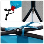 vidaXL Cort cu acoperiș Altele cu aerisire de aer Ajustabil Albastru și Negru 303 x 303 cm vidaXL Cort cu acoperiș Altele cu aerisire de aer Ajustabil Albastru și Negru 303 x 303 cm