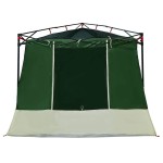 vidaXL Cort interior cu acoperiș Verde 290 x 288 x 234 cm tafta