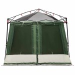 vidaXL Cort interior cu acoperiș Verde 291 x 291 x 240 cm tafta