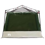 vidaXL Cort interior cu acoperiș Verde 291 x 291 x 240 cm tafta
