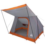 vidaXL Cort Gri și portocaliu 223 x 163 x 130 cm