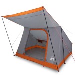 vidaXL Cort Gri și portocaliu 223 x 163 x 130 cm
