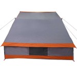 vidaXL Cort Gri și portocaliu 223 x 163 x 130 cm
