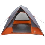 vidaXL Cort Gri și portocaliu 275 x 230 x 140 cm