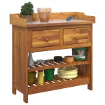 vidaXL Dulap de grădină Maro 78 x 36.5 x 78cm Lemn masiv de acacia vidaXL Dulap de grădină Maro 78 x 36.5 x 78cm Lemn masiv de acacia