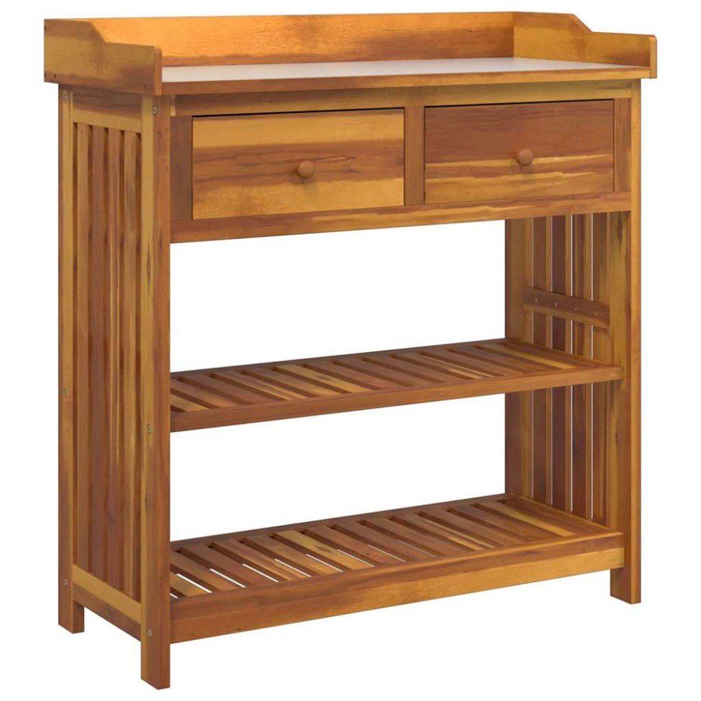 vidaXL Dulap de grădină Maro 78 x 36.5 x 78cm Lemn masiv de acacia