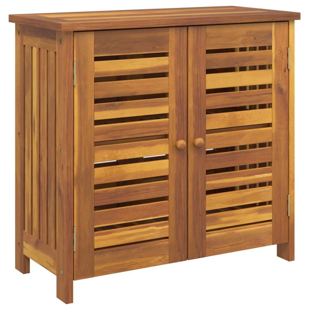 vidaXL Dulap de grădină Maro 78 x 36.5 x 78cm Lemn masiv de acacia