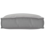 vidaXL Cojoc de Palet pentru Scaun Gri 50x50x12 cm, Țesătură Oxford vidaXL Cojoc de Palet pentru Scaun Gri 50x50x12 cm, Țesătură Oxford