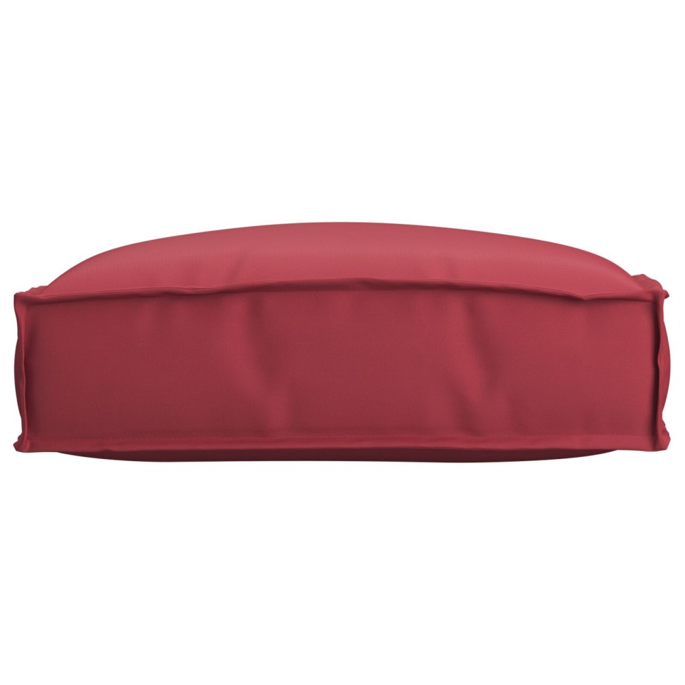 vidaXL Perna pentru șezut Roșie Vin 50x50x12 cm din material Oxford.