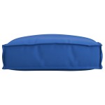 vidaXL Culoar pentru palete pentru șezut Albastru Regal 50 x 50 x 12 cm, țesătură Oxford. vidaXL Culoar pentru palete pentru șezut Albastru Regal 50 x 50 x 12 cm, țesătură Oxford.