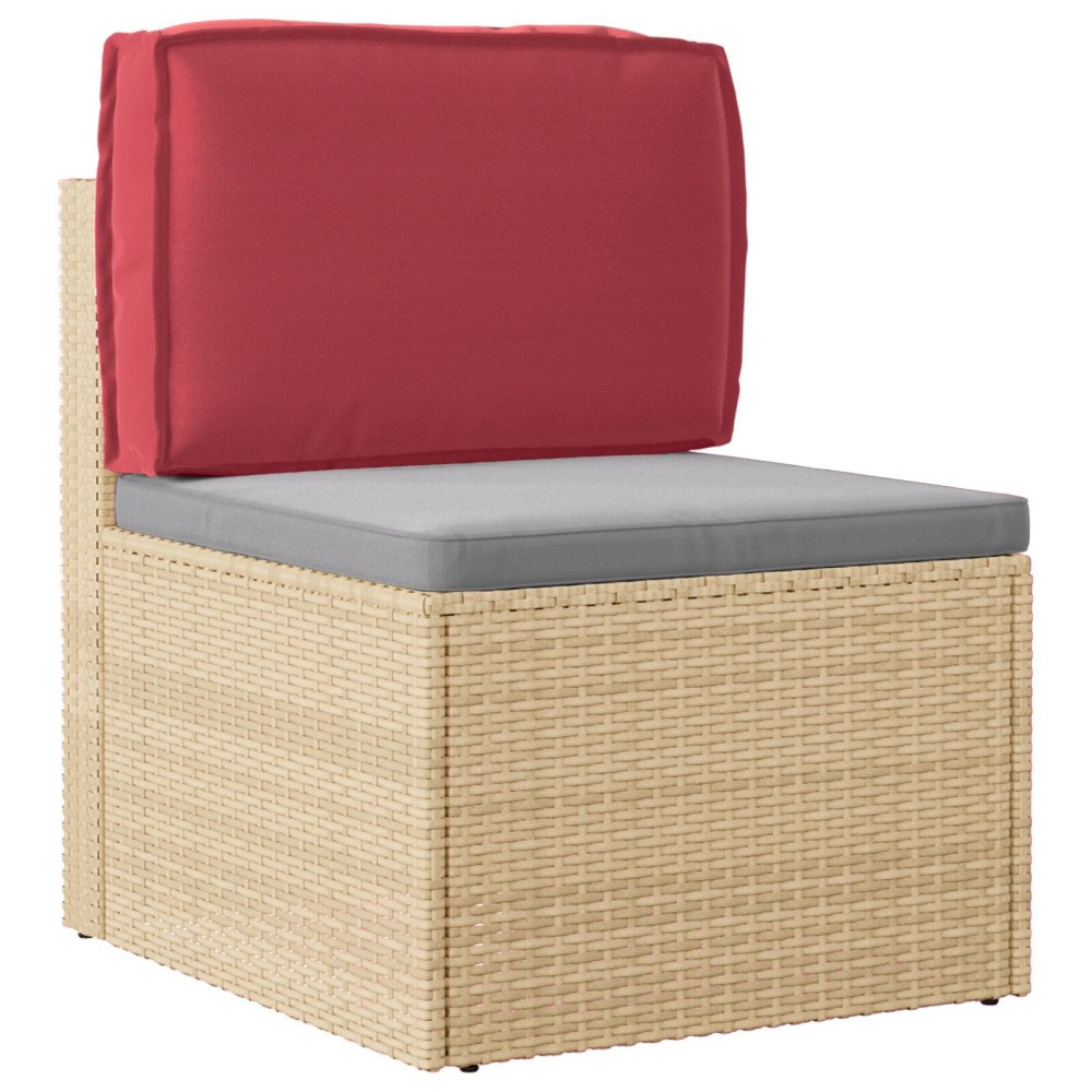 vidaXL Căptușeală palet spătar roșu vin 60 x 40 x 12 cm, material Oxford.