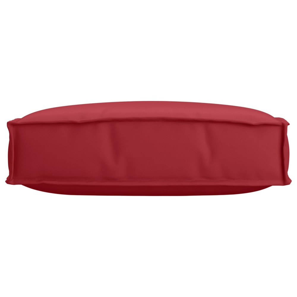 vidaXL Căptușeală de palet pentru scaun roșu vin 60x60x12 cm, țesătură Oxford