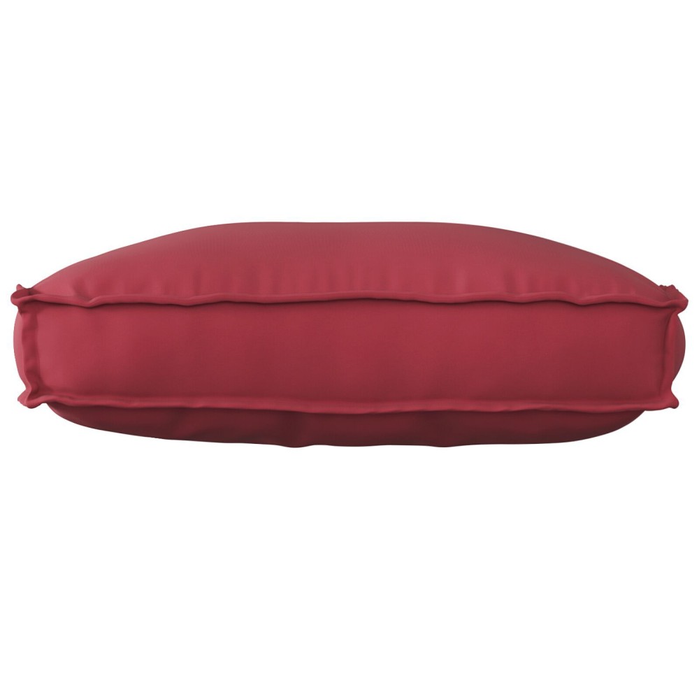 vidaXL Pernă pentru paleți pentru spătar Roșu Vin 70 x 40 x 12 cm, din țesătură Oxford.