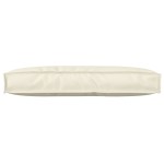 vidaXL Cojoc pentru palet , pentru spătar, Crem, 80 x 40 x 12 cm, din material Oxford.