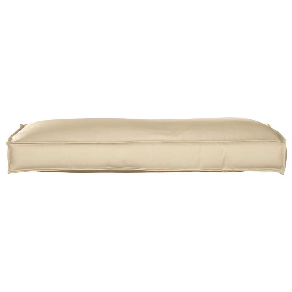 vidaXL Perna pentru spate Bej 120x40x12 cm, țesătură Oxford