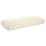 vidaXL Pernă pentru paleți crem pentru șezut și spătar 120x50x12 cm din material Oxford