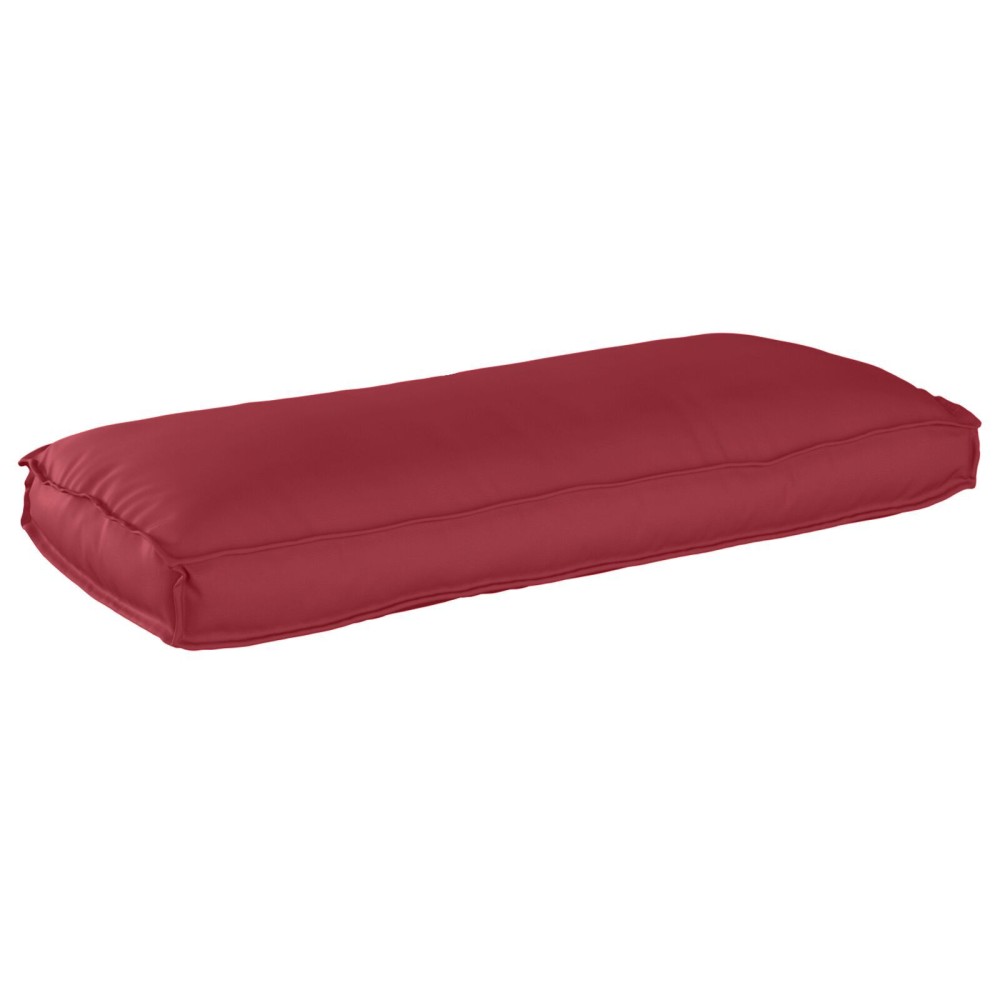 vidaXL Perna pentru palet spate/sediu, culoare bordo, 120 x 50 x 12 cm, material Oxford.