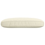 vidaXL Căptușeală pentru paleți pentru șezlong Crem 120x80x12 cm din material Oxford vidaXL Căptușeală pentru paleți pentru șezlong Crem 120x80x12 cm din material Oxford