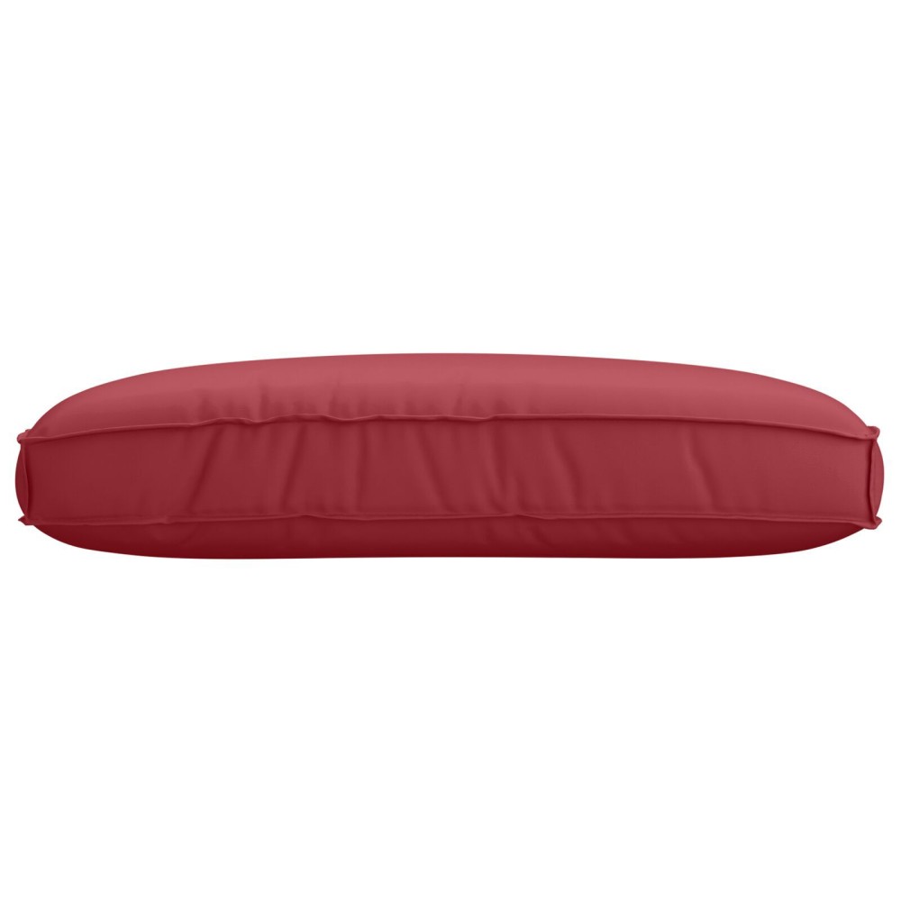 vidaXL Culoare de palet pentru șezut Bordo 120x80x12 cm Fabrică Oxford