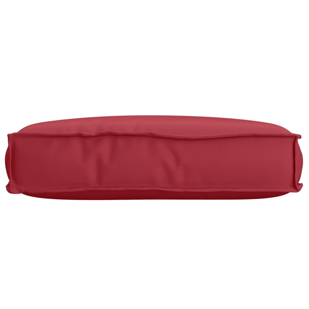 vidaXL Pernă pentru Palet pentru Loc de Șezut Roșu Vin 60x40x8 cm Material Oxford
