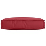 vidaXL Pernă pentru Palet pentru Loc de Șezut Roșu Vin 60x40x8 cm Material Oxford