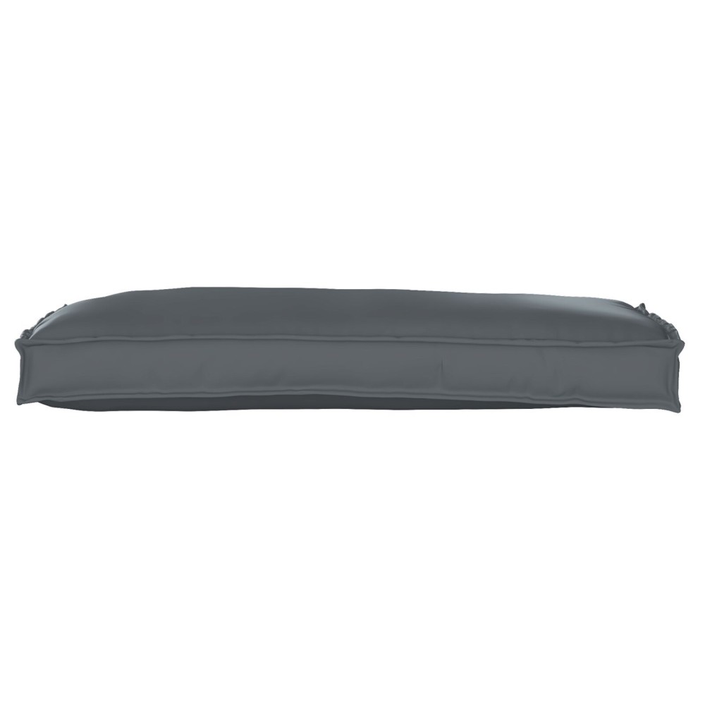vidaXL Pătură pentru palete pentru bancă antracit 100 x 40 x 8 cm, din fabrică Oxford.