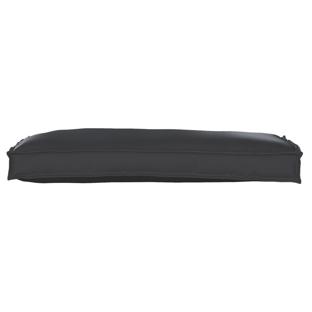 vidaXL Pernă pentru palet, neagră, 100 x 40 x 8 cm, din material Oxford.