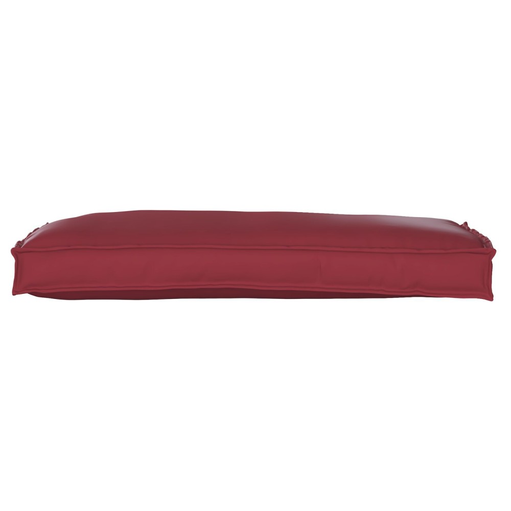 vidaXL Perna pentru palet pentru bancă bordo, 100 x 40 x 8 cm, din țesătură Oxford