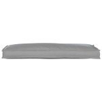 vidaXL Perna pentru palet gri pentru bancă 110x40x8 cm, din țesătură Oxford