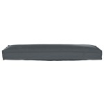 vidaXL Perna pentru palet pentru bancă, antracit, 120x40x8 cm, fabrică Oxford.