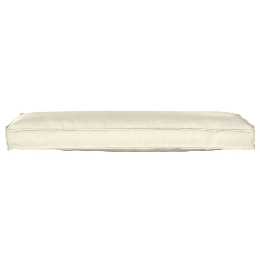 vidaXL Cuscus pentru palet , pentru bancă, crem, 120 x 40 x 8 cm, din material Oxford.