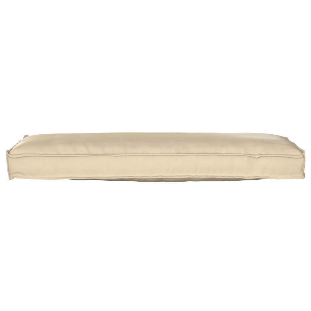 vidaXL Cojoc pentru bancă bej 120 x 40 x 8 cm, fabricat din Oxford