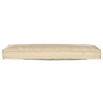 vidaXL Cojoc pentru bancă bej 120 x 40 x 8 cm, fabricat din Oxford vidaXL Cojoc pentru bancă bej 120 x 40 x 8 cm, fabricat din Oxford