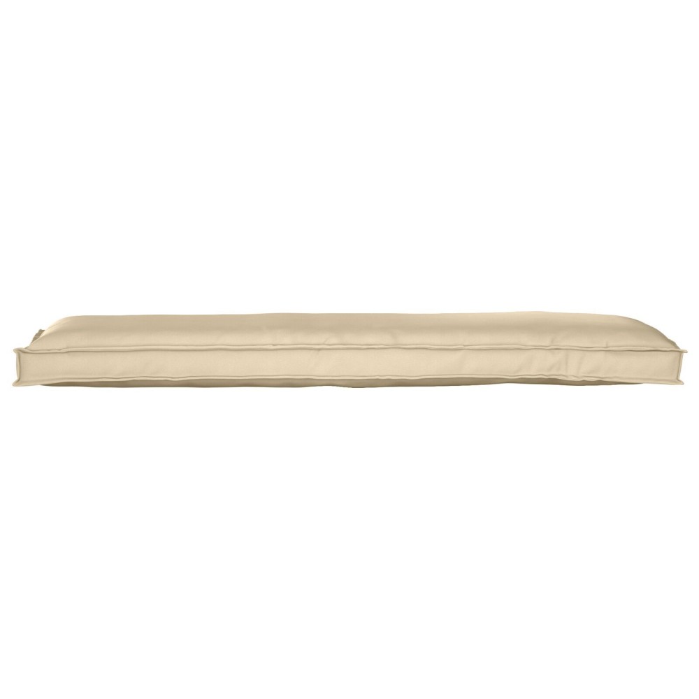 vidaXL Perna pentru palet pentru bancă, Bej, 150 x 40 x 8 cm, Fabrică Oxford.